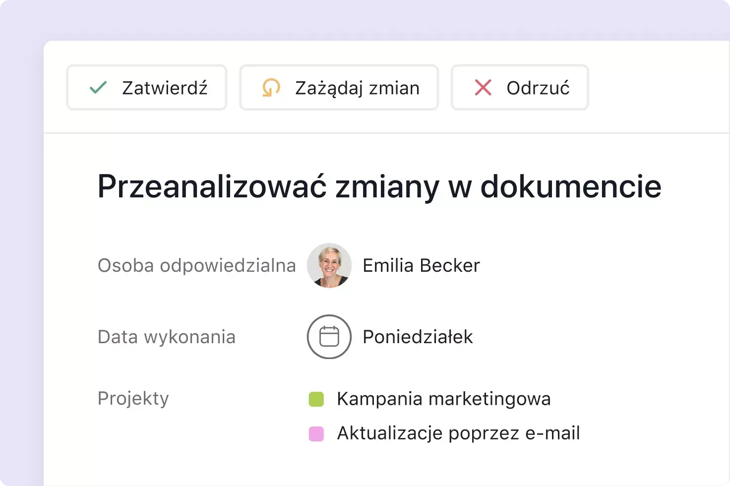 Skróć czas oceny z Asaną