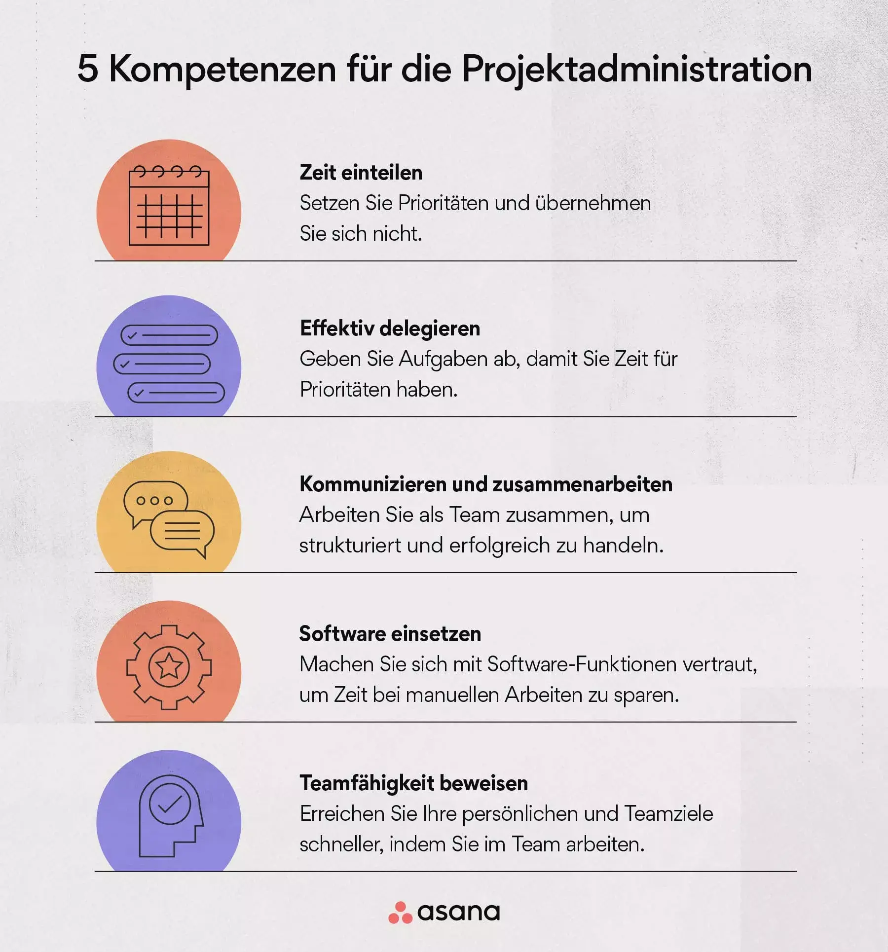 Die 5 Fähigkeiten eines Projektadministrators