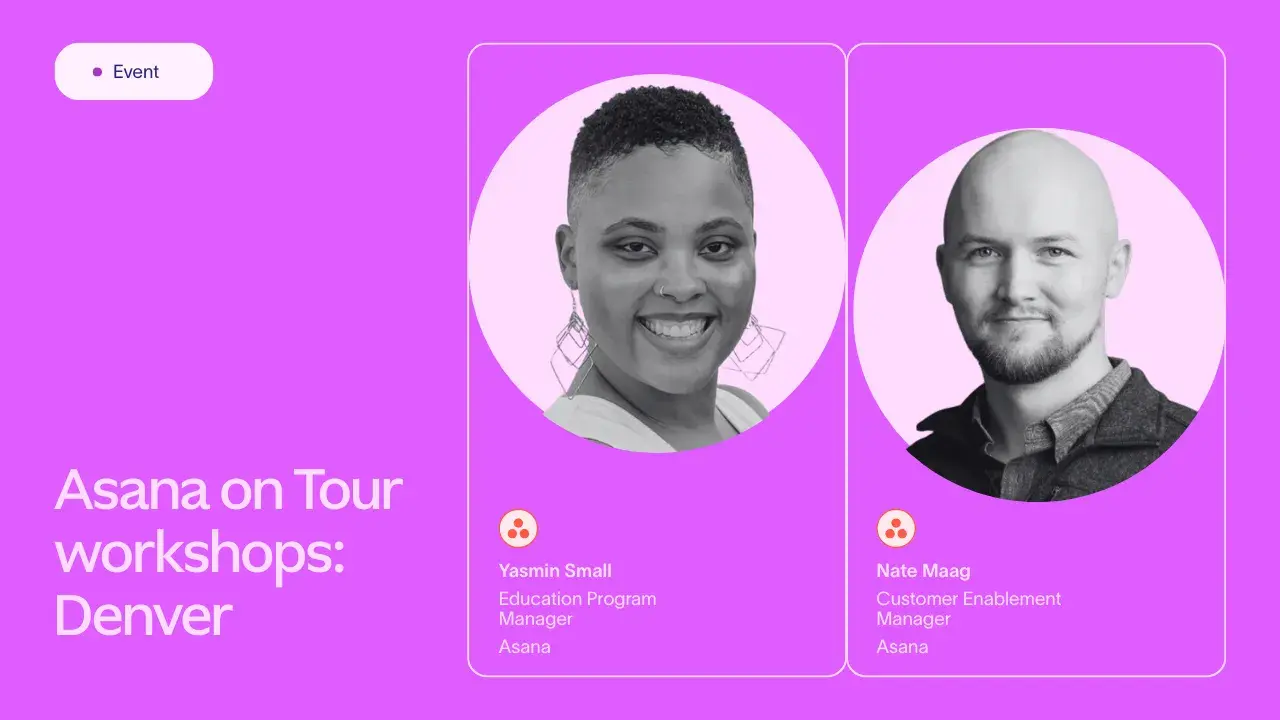 [Event] Asana on Tour - Denver Workshop