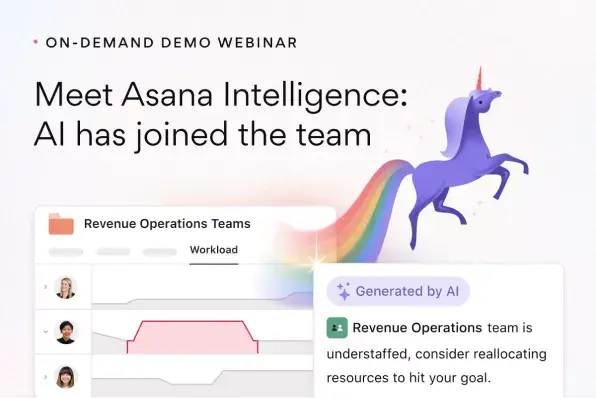 Asana Intelligence: ora l’IA fa parte del team