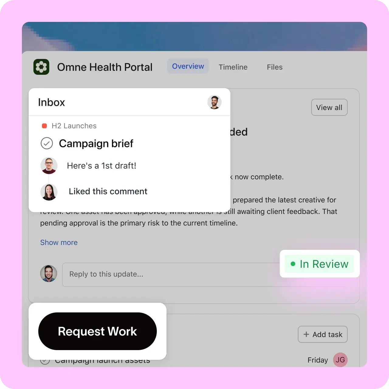 [Industry - Agency] Curated experience for client collaboration (image)