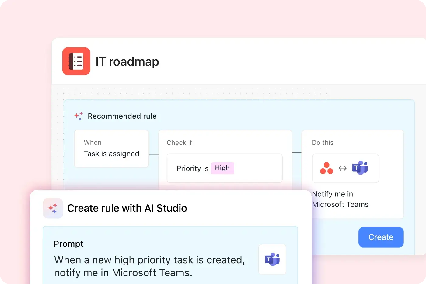 Boost productivity Asana UI