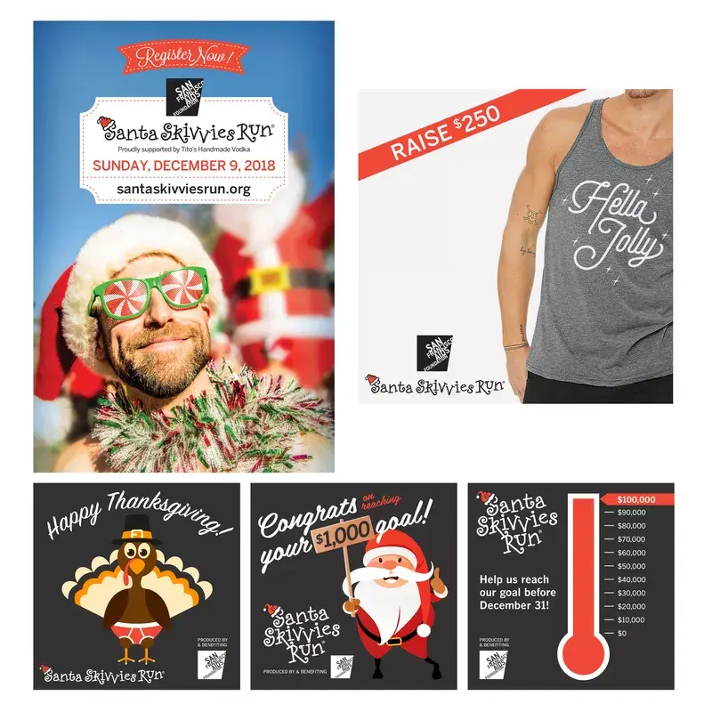 SFAF – Santa Skivvies Run