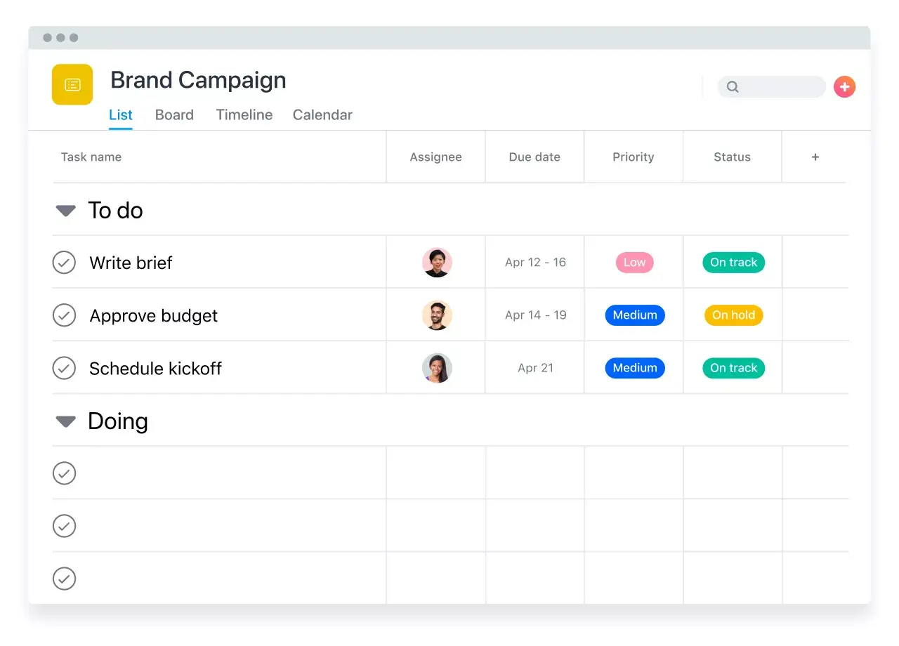 Asana work management tool