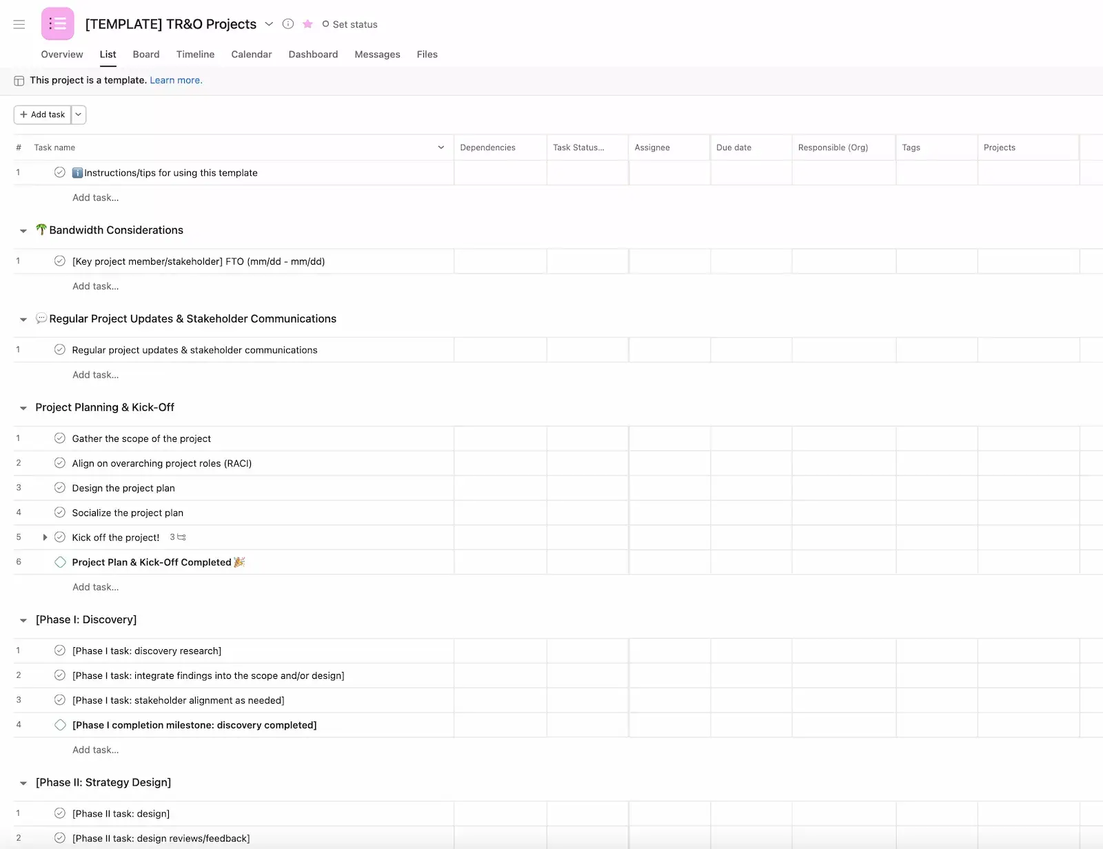 Estudio de caso de Asana - New Relic - proyecto de recursos humanos