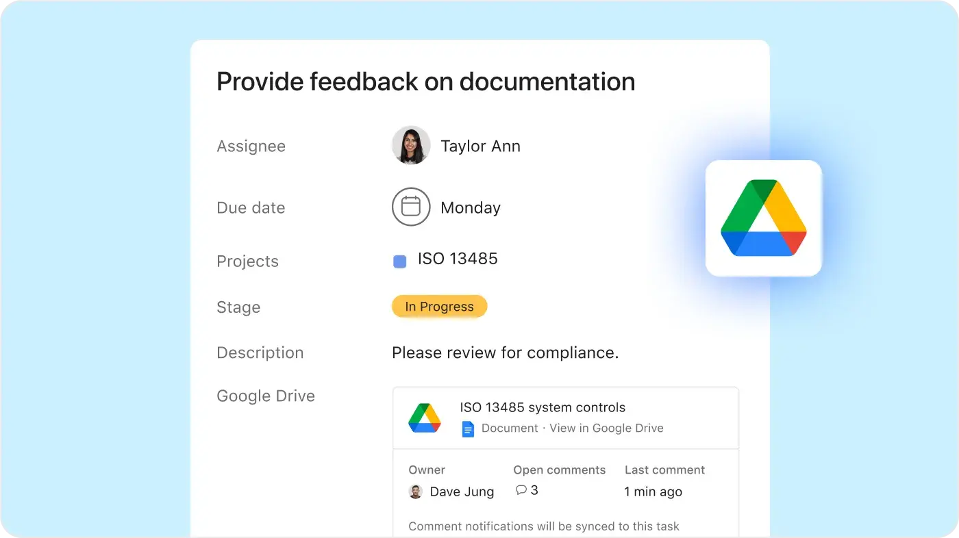 Regulatory & Compliance Tracking Image: abstracted product UI