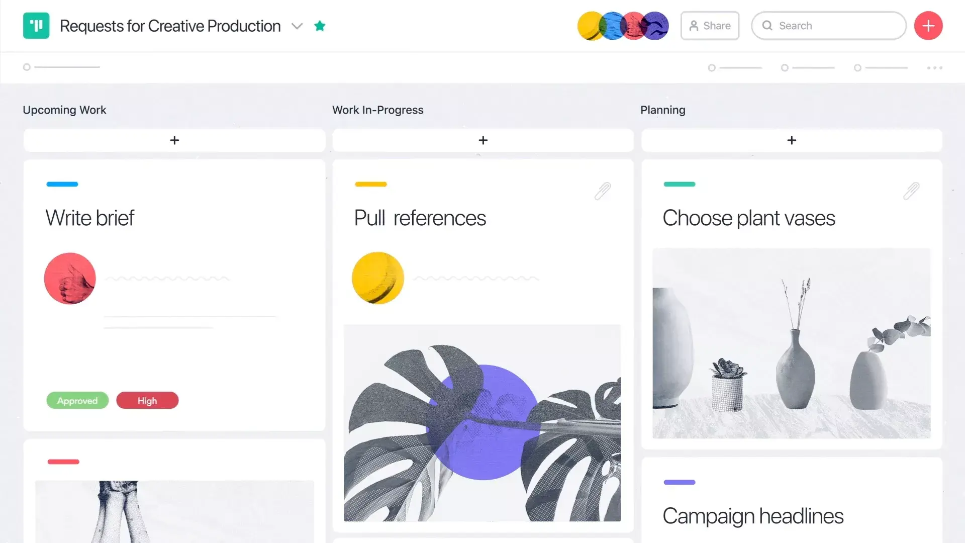 collaborate in asana