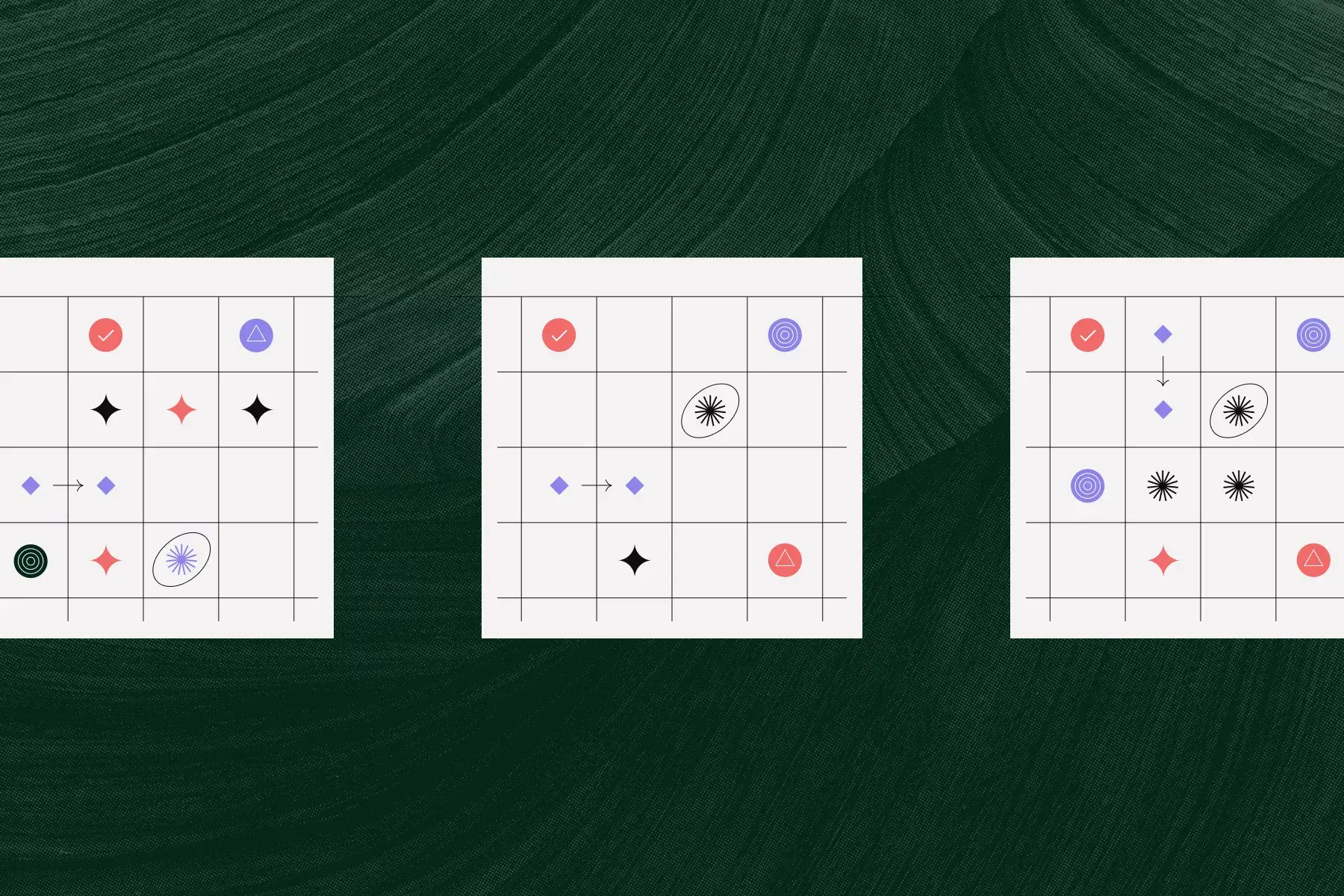 Abstract image depicting the ways meetings don't always align 