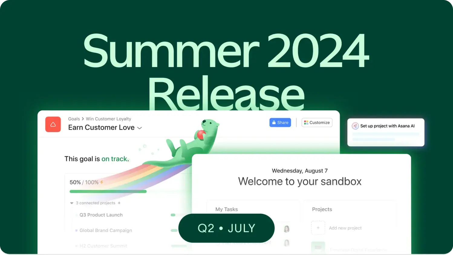 Marketing de la versión de julio 2024