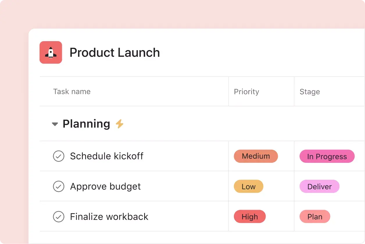 manage campaigns in Asana