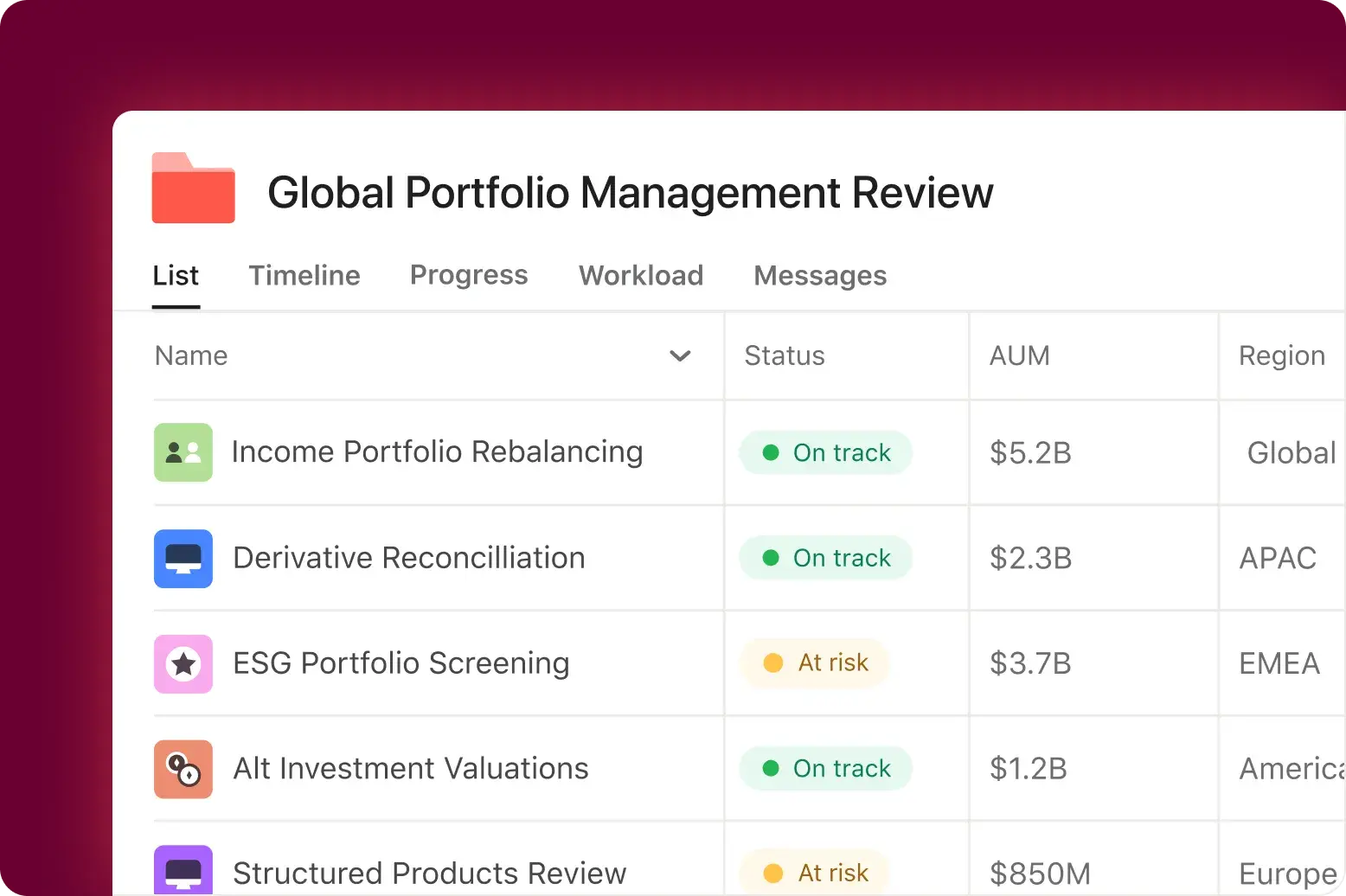 Product launch product UI