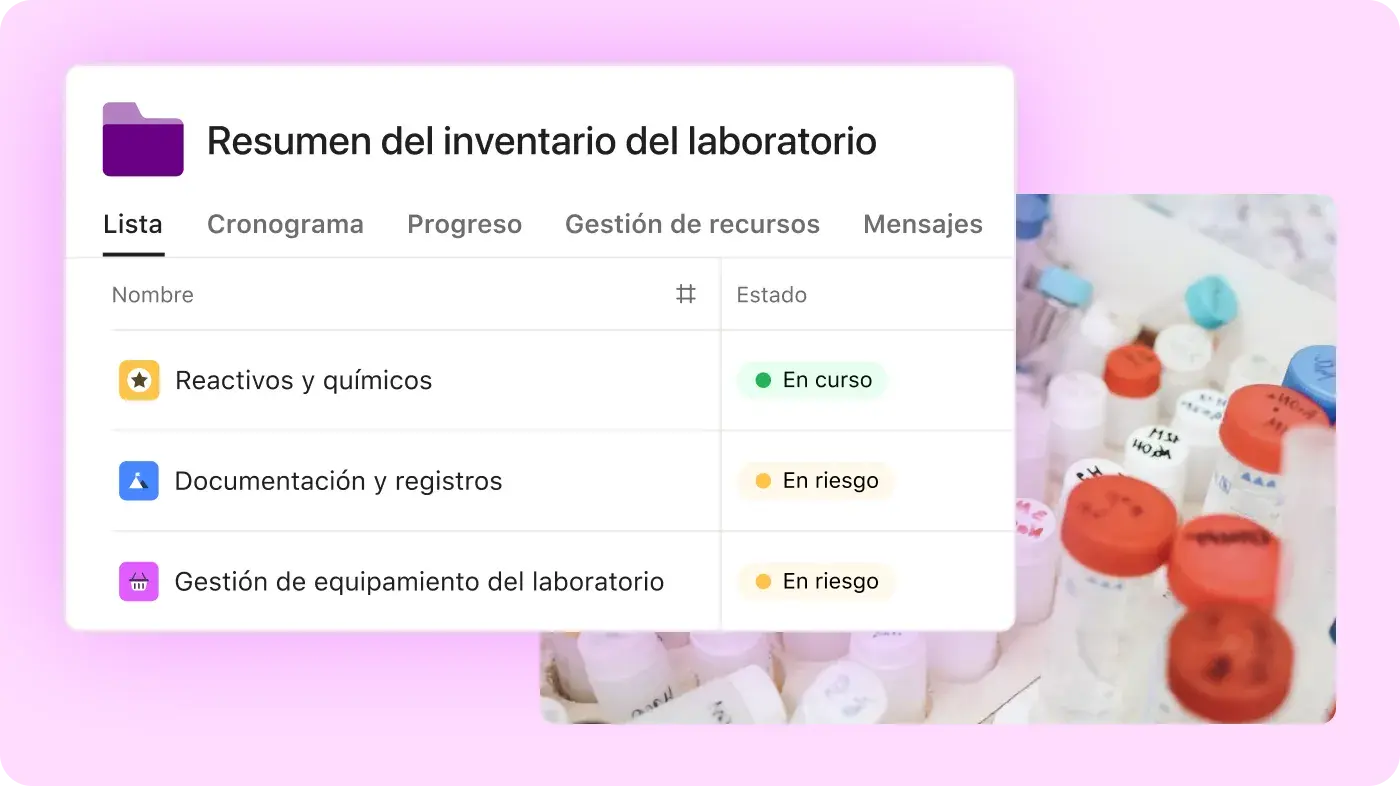 Imagen de gestión de inventario y equipamiento: interfaz de usuario del producto