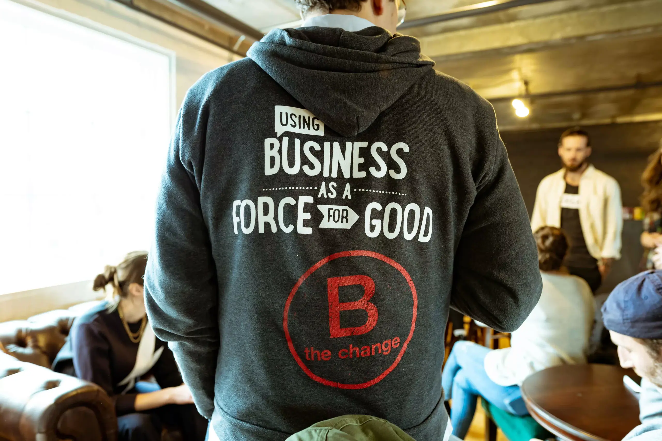 B Lab hoodie