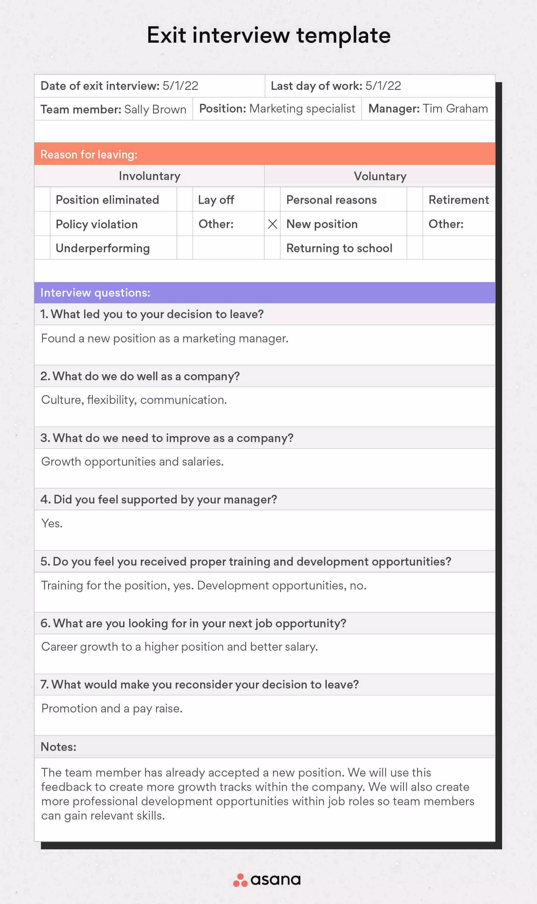 H_FM09 Exit Interview Questionnaire – Template Warehouse