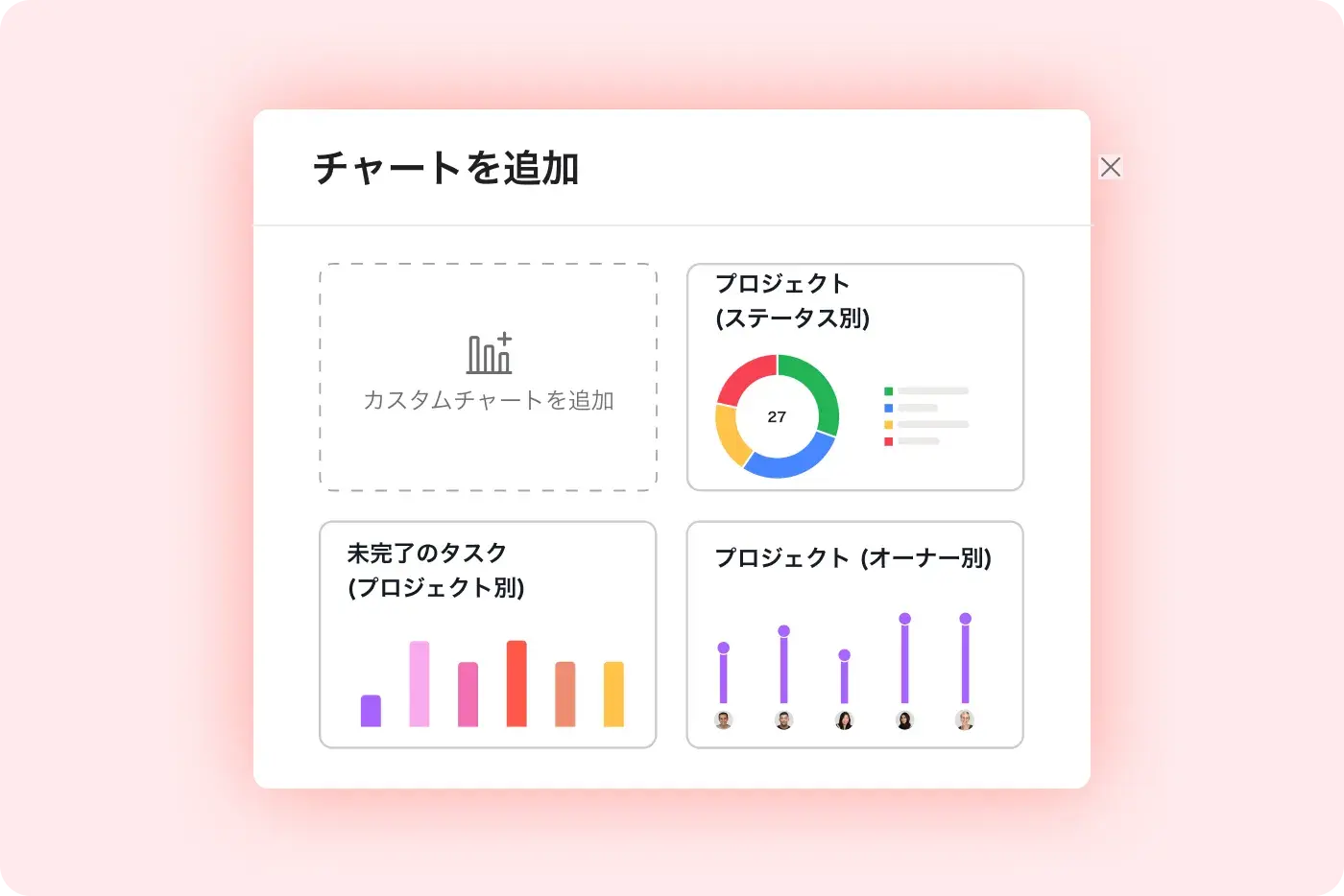 ダッシュボードを構築のアイコン