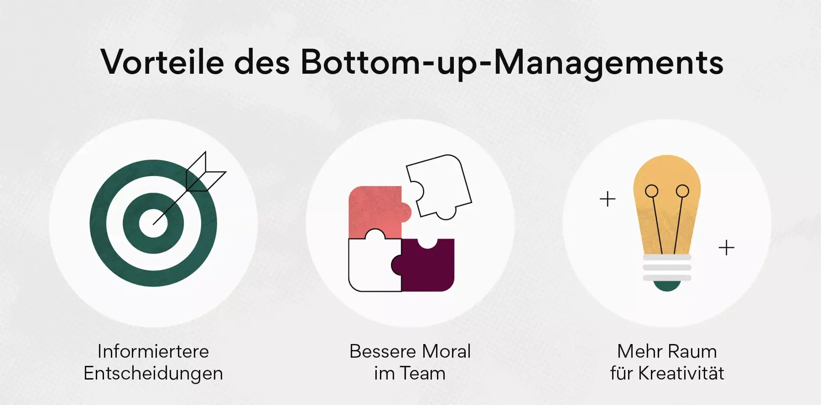 Vorteile des Bottom-Up-Managements