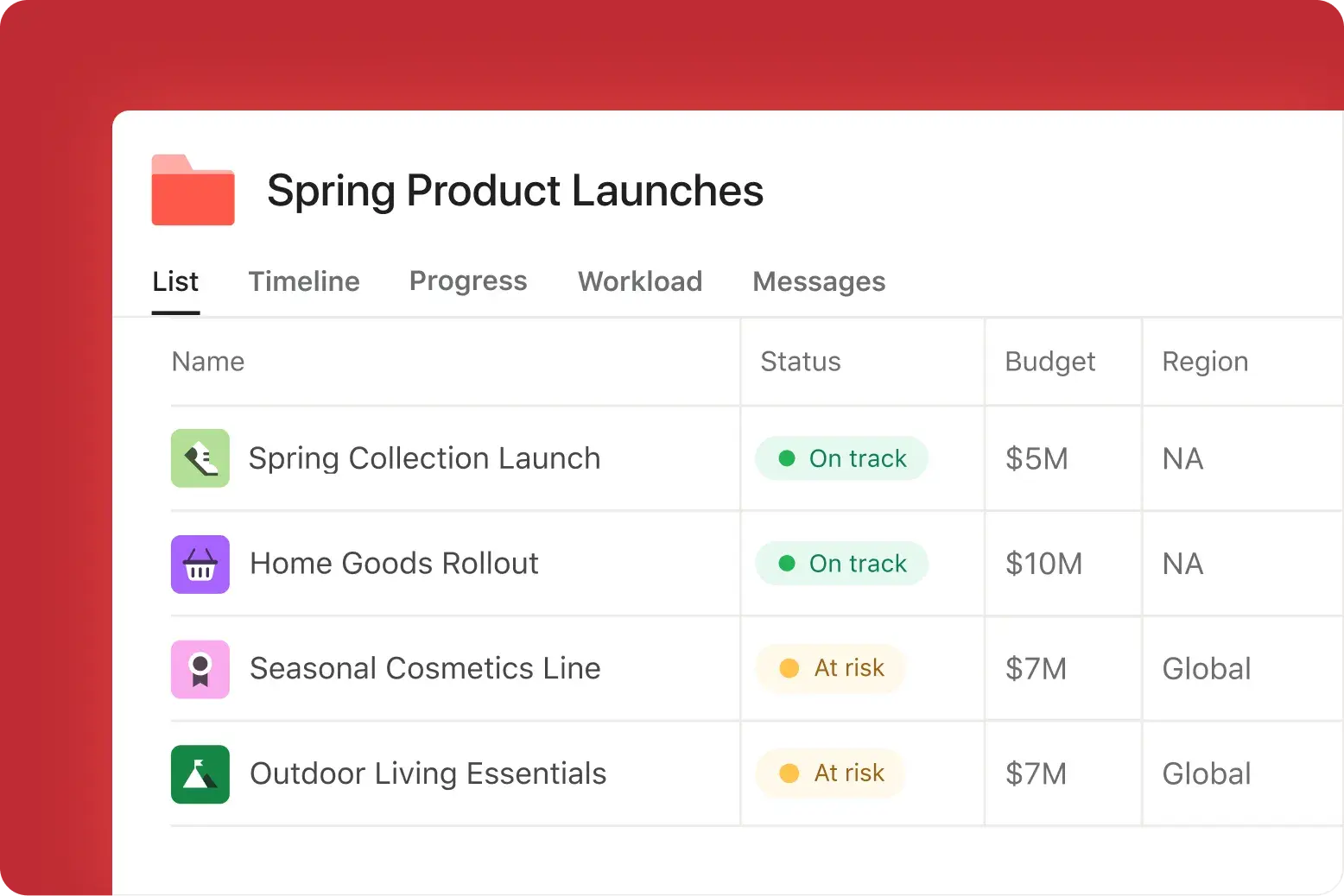 Product launch product UI image 