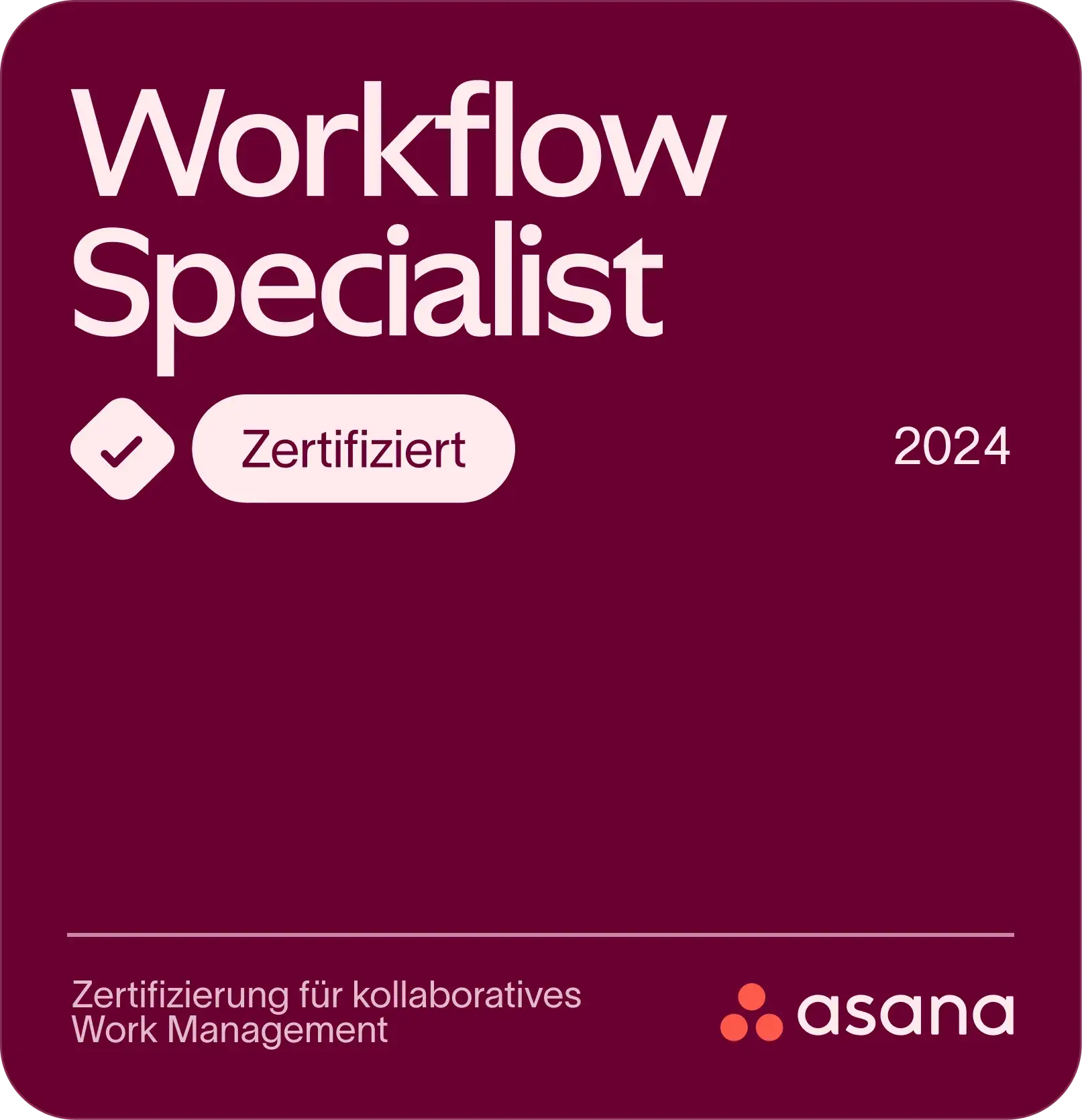 Workflow-Specialist-Zertifikat – Programmbild