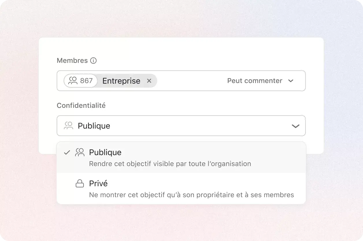 Icône Partagez des informations en toute sécurité