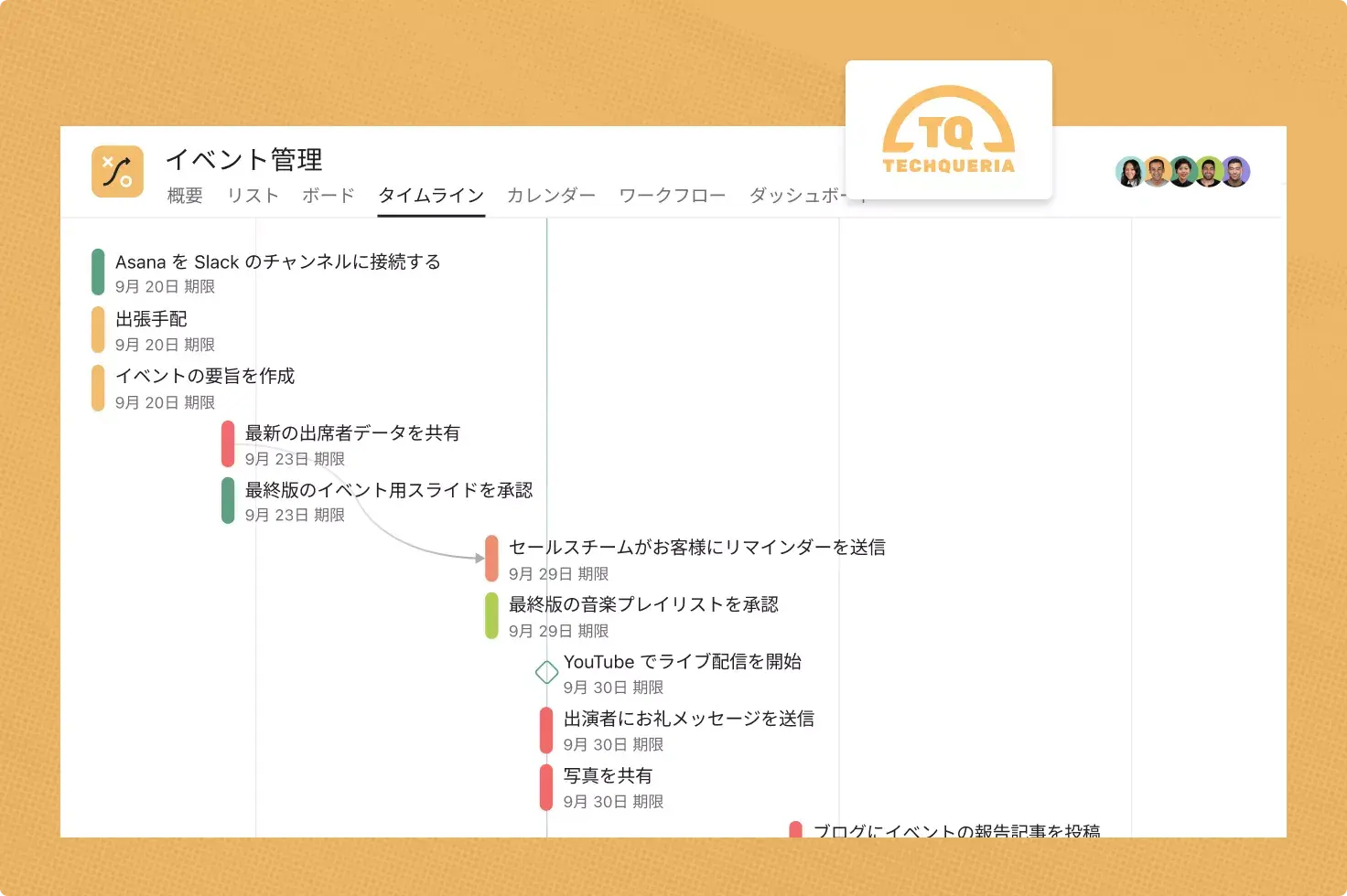 Techqueria はイベント管理ワークフローに Asana を活用