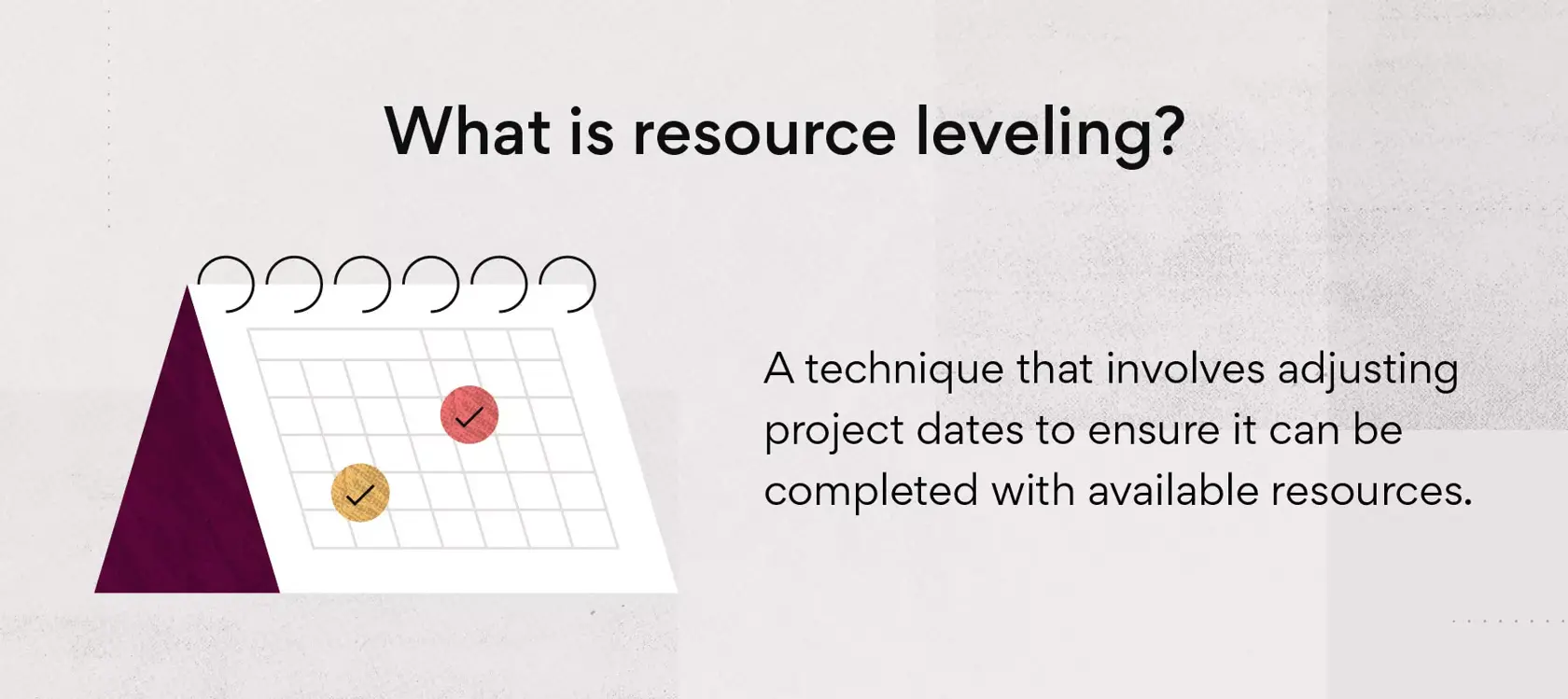 [inline illustration] What is resource leveling? (infographic)