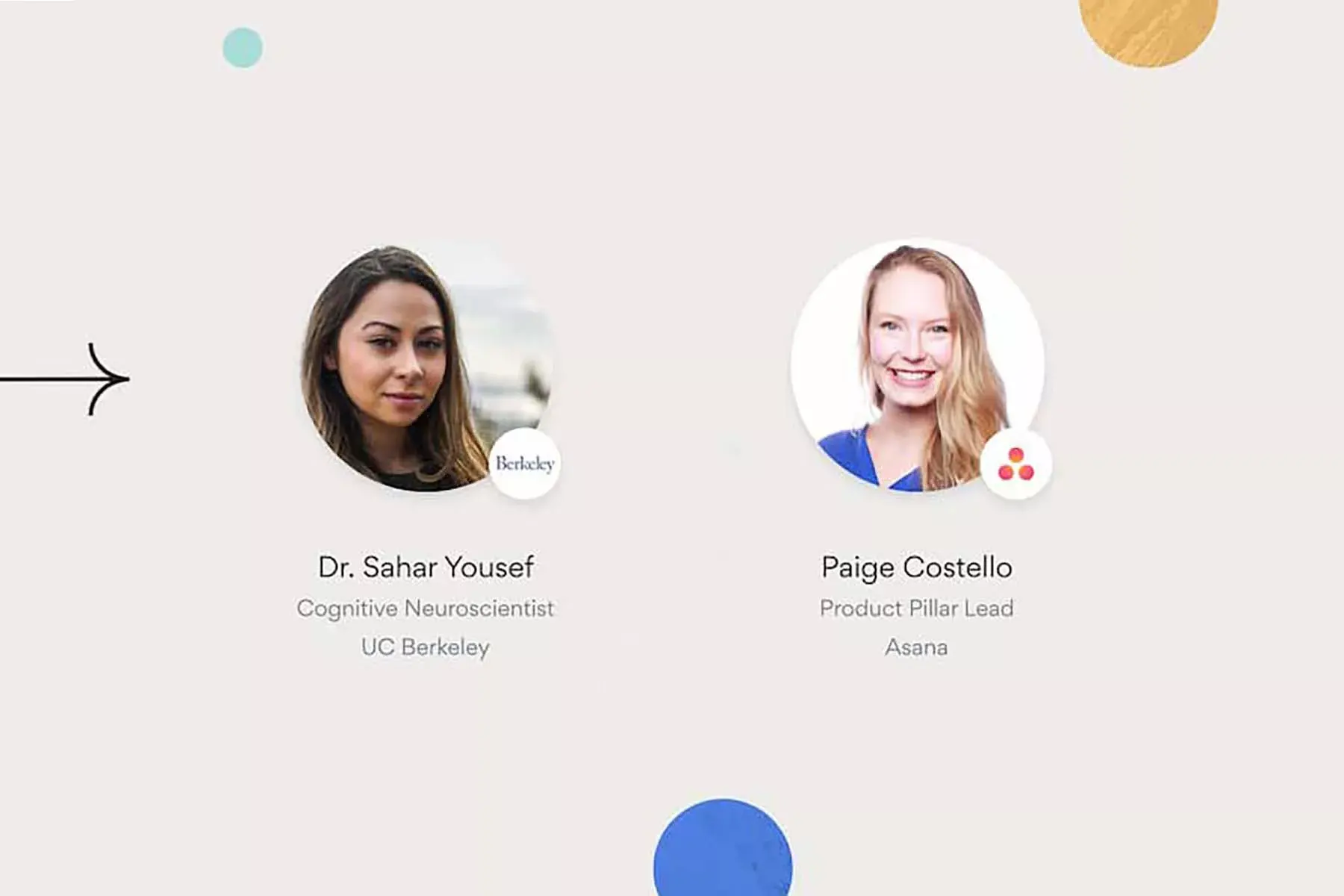 Imagen del banner para el webinar sobre cómo superar los obstáculos en un mundo de trabajo a distancia, con la Dra. Sahar Yousef y Paige Costello