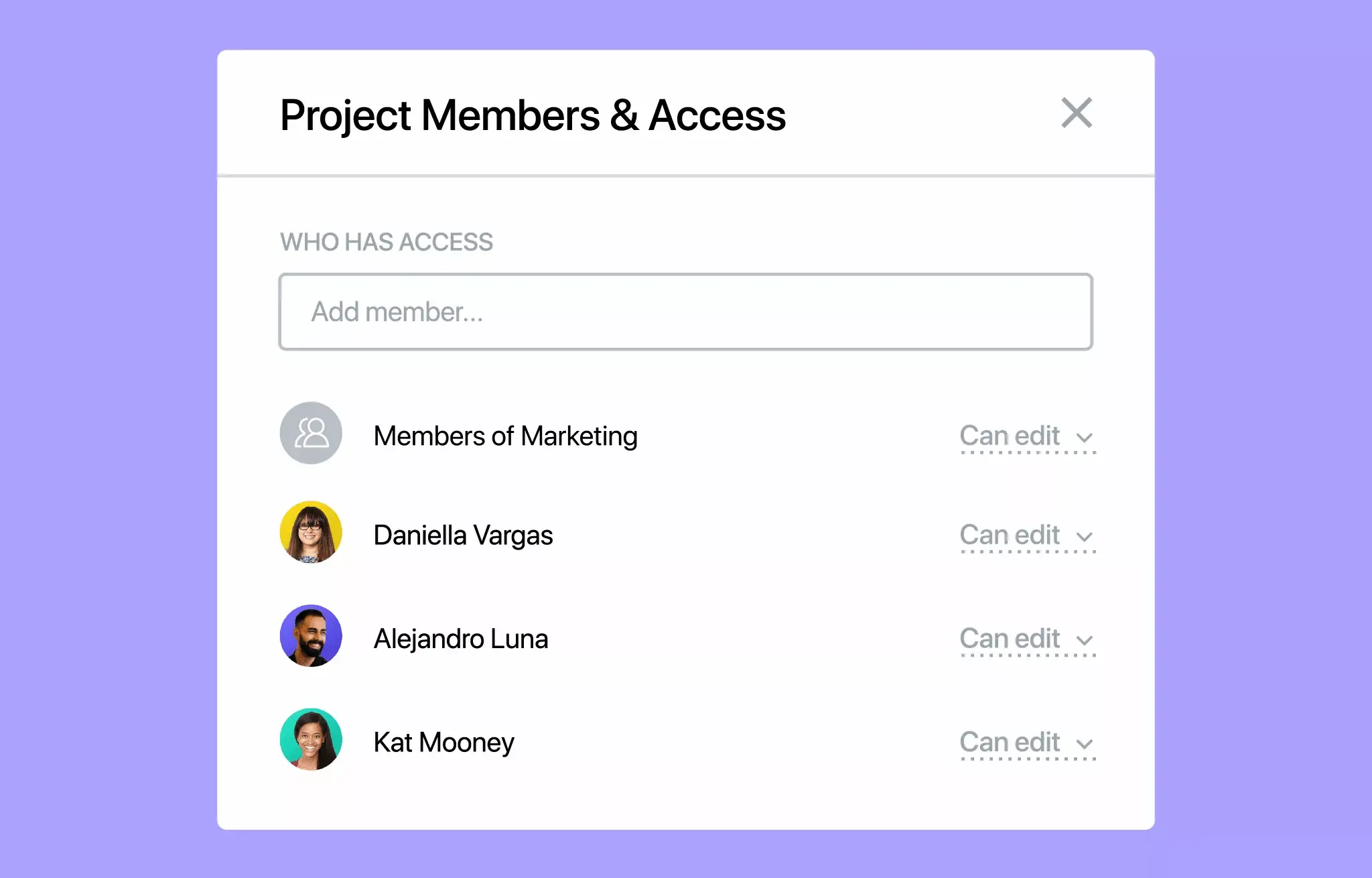 Lock it down: Introducing comment-only projects