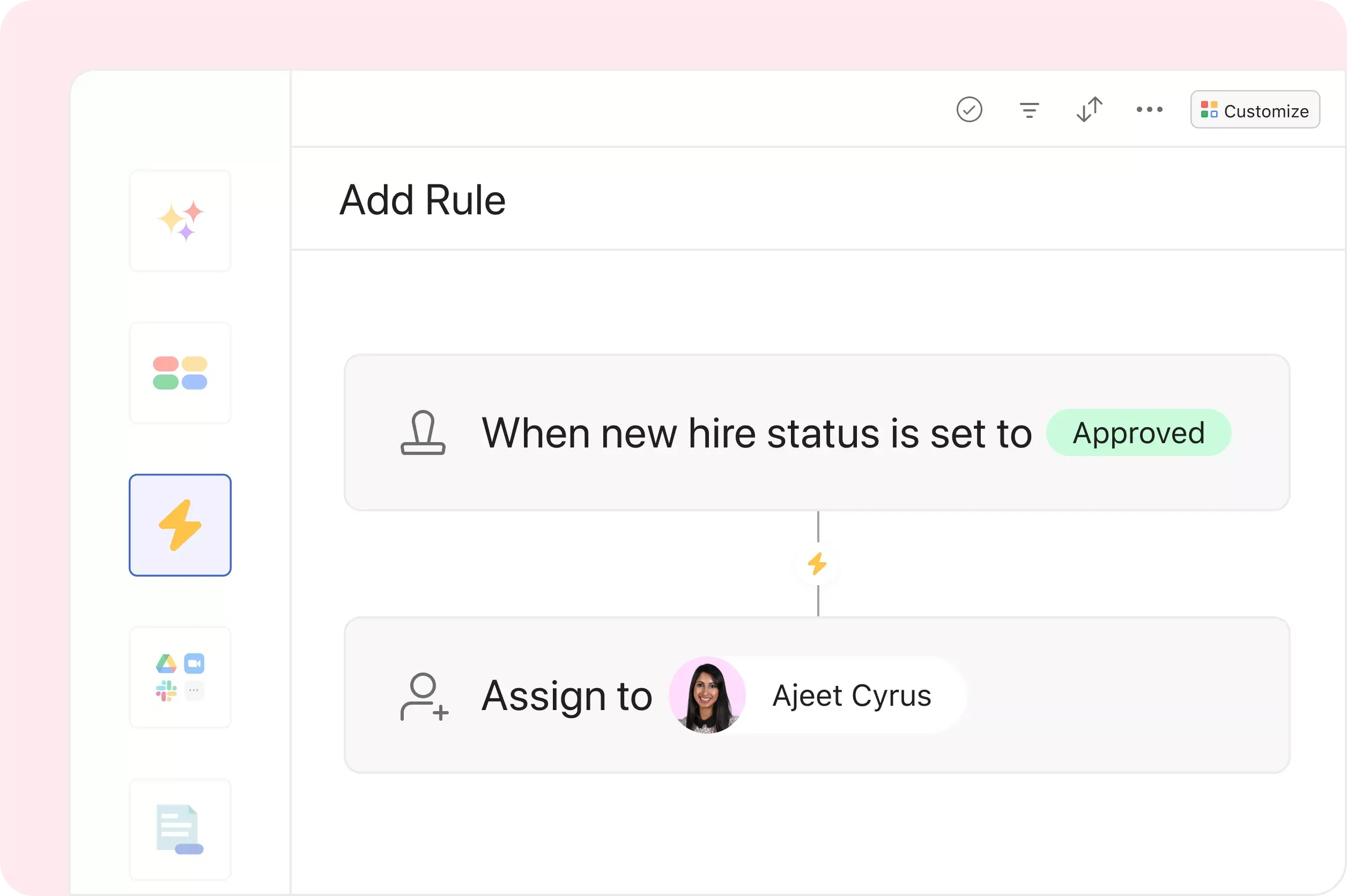 [Resources] Asana on Asana employee onboarding custom rules product UI