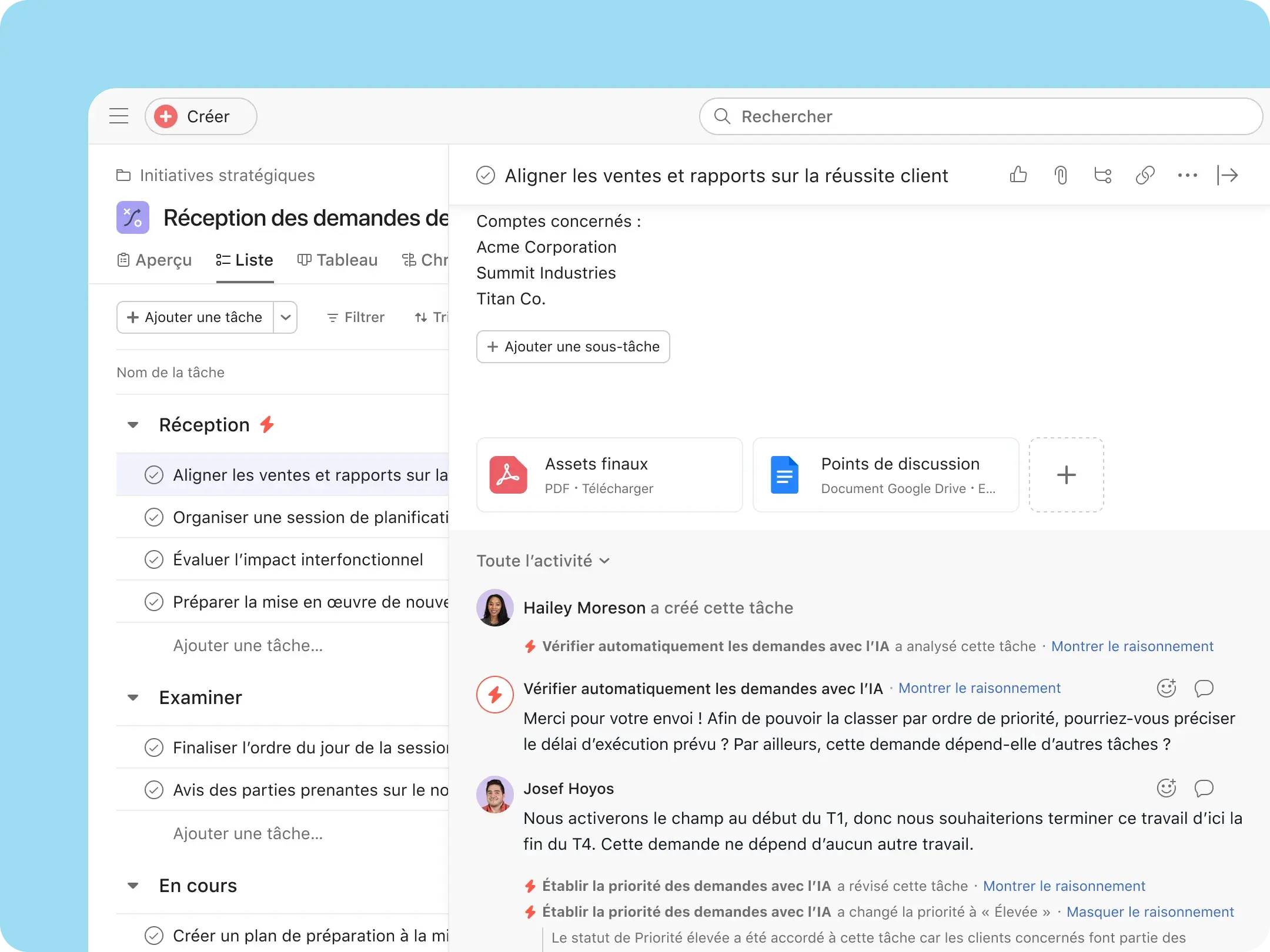 Concentrez-vous sur l'essentiel, au bon moment