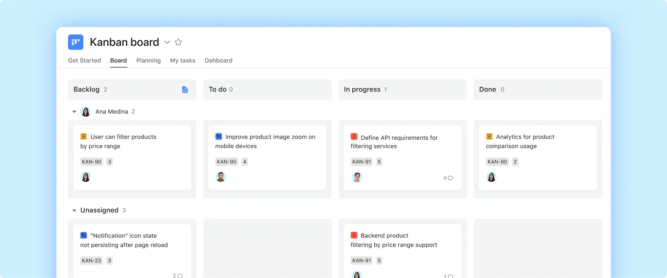 Modelli di bacheca Kanban gratuiti per la gestione visiva [2026] • Asana
