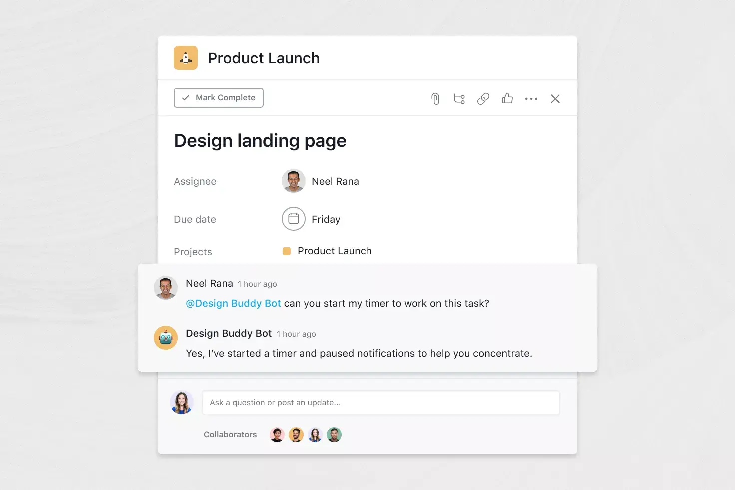 build custom apps on Asana