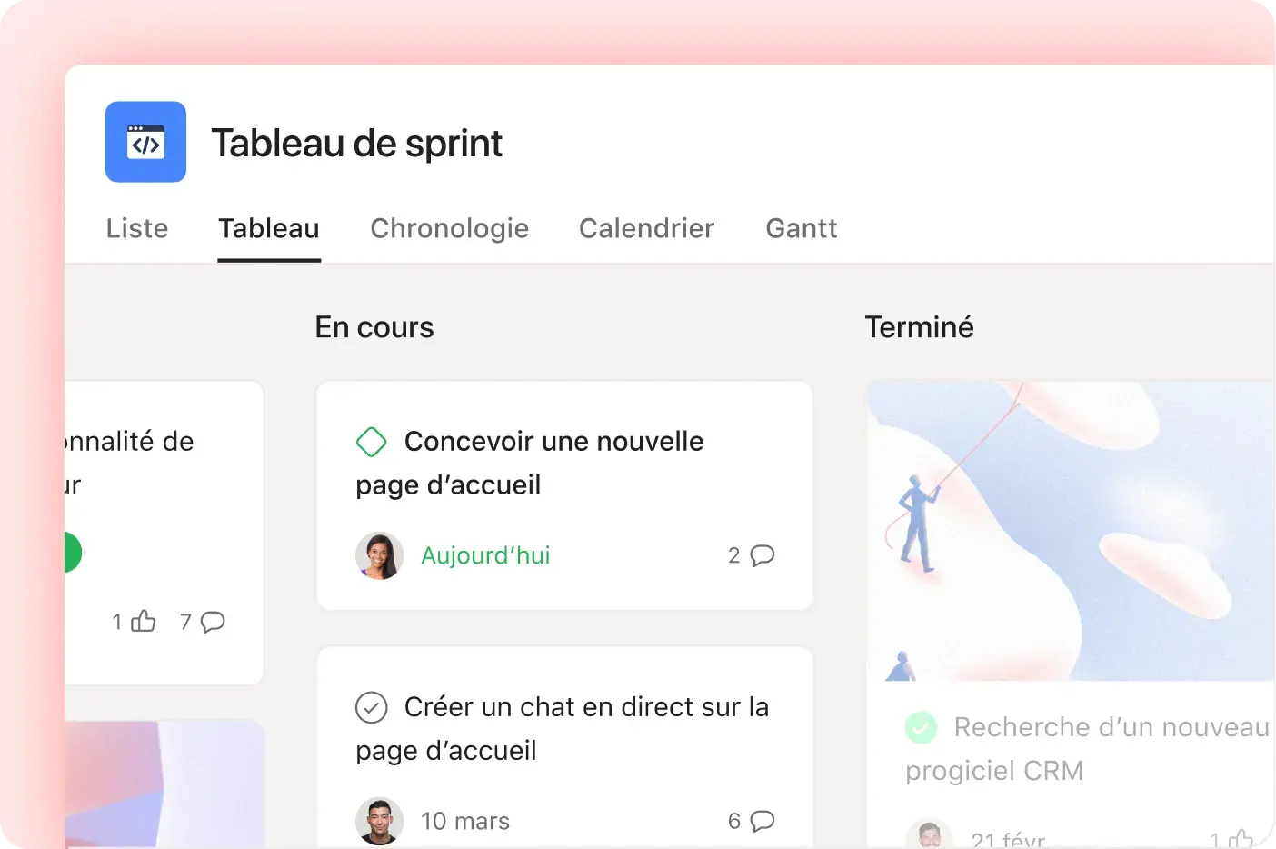 Suivez le travail à chaque étape