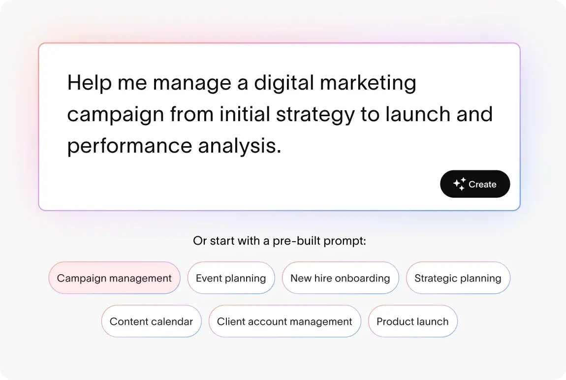 Asana smart start animation