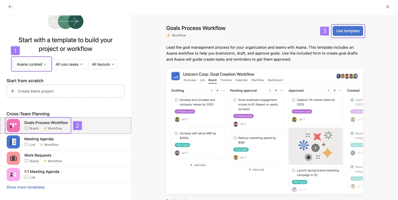 Plan and manage company goals