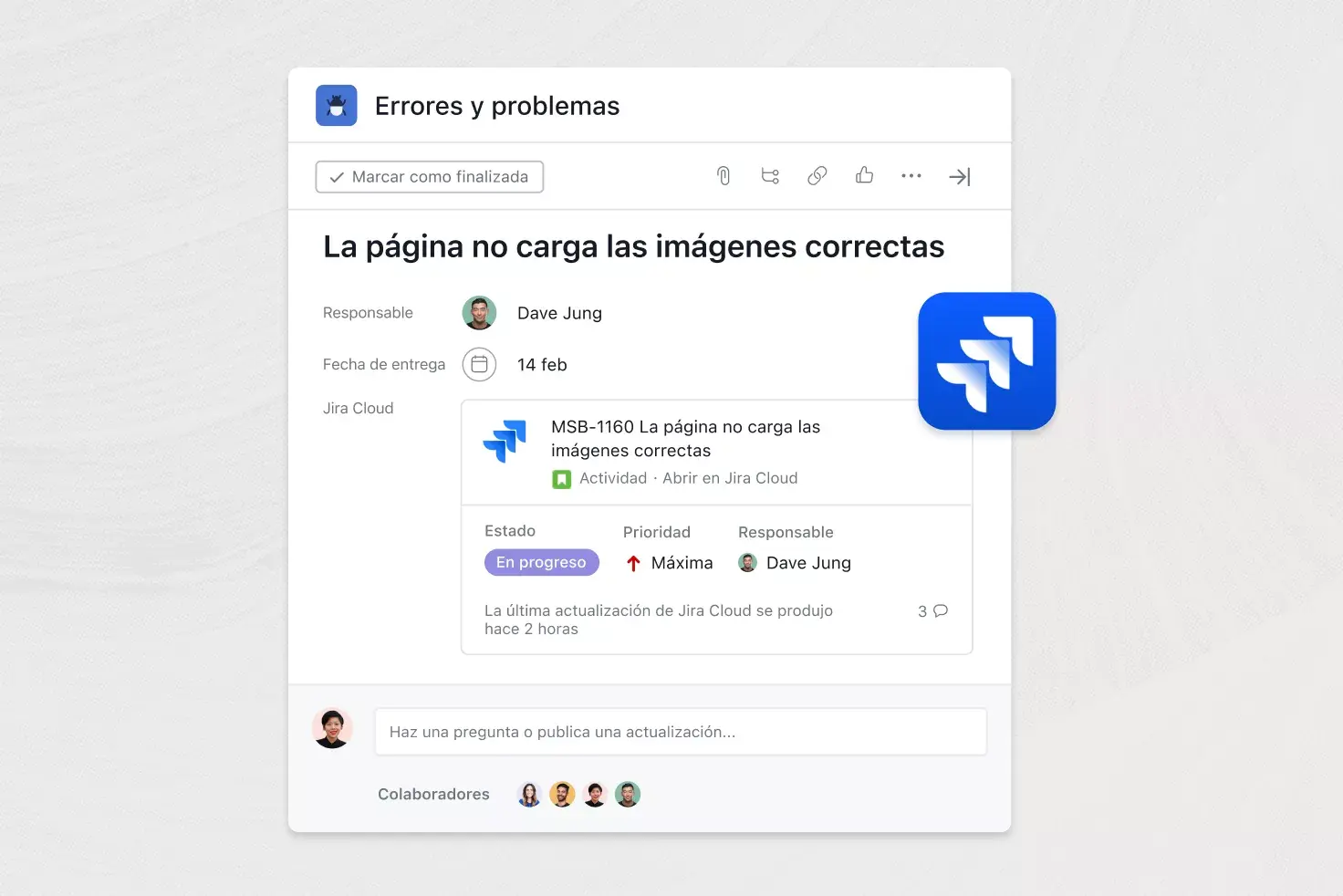 Integraciones en las tareas de Asana