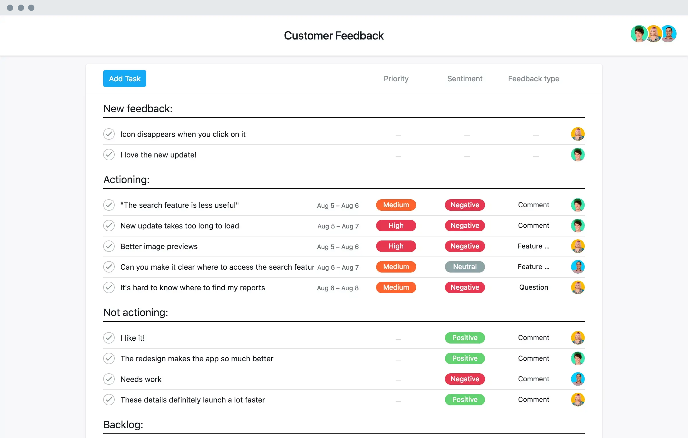 [Vorlagen] Kundenfeedback (Kartenbild)