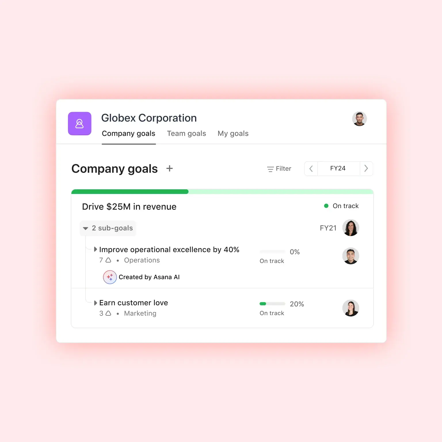 Asana - Tie your product roadmap to your strategy