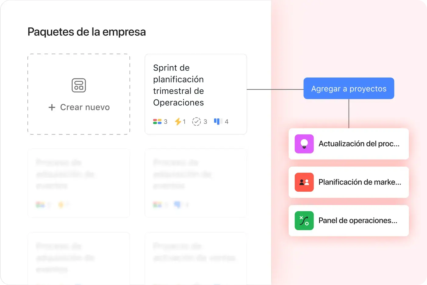 Imagen del producto sobre cómo adaptarse de forma sencilla con los paquetes 