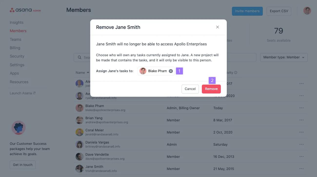 Mitglied entfernen 2