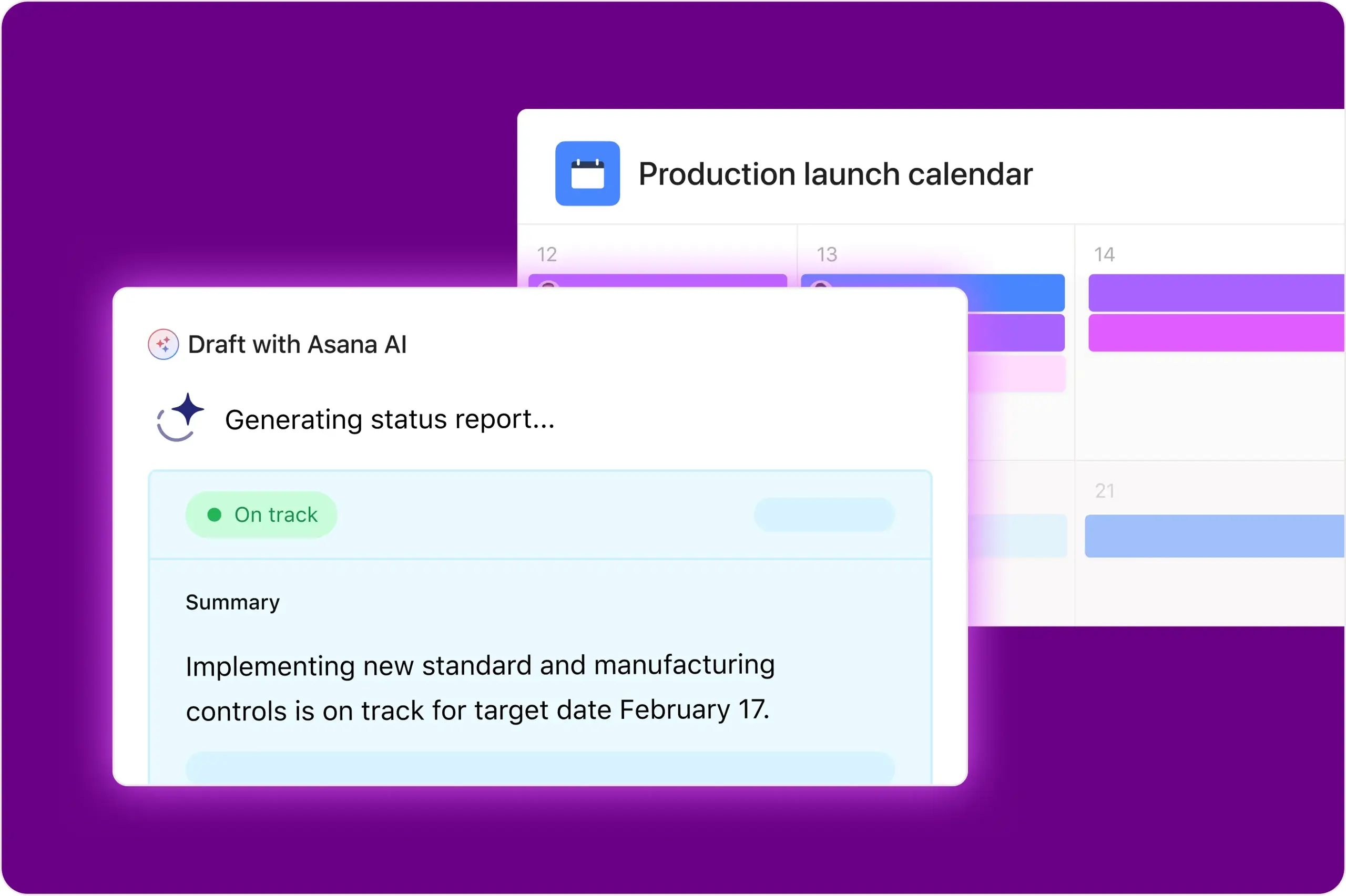 Lancia i prodotti più velocemente nell’interfaccia utente del prodotto Asana