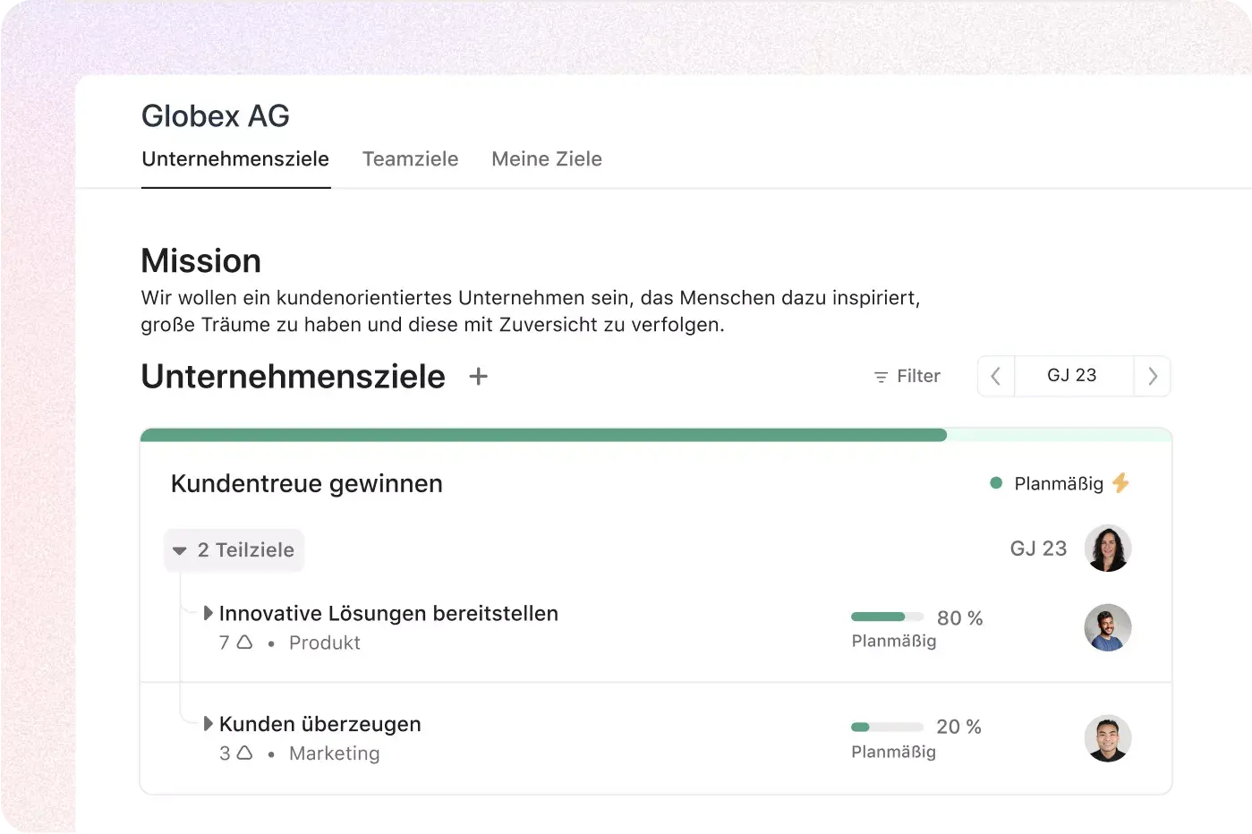 Bessere Strategieplanung – Symbol