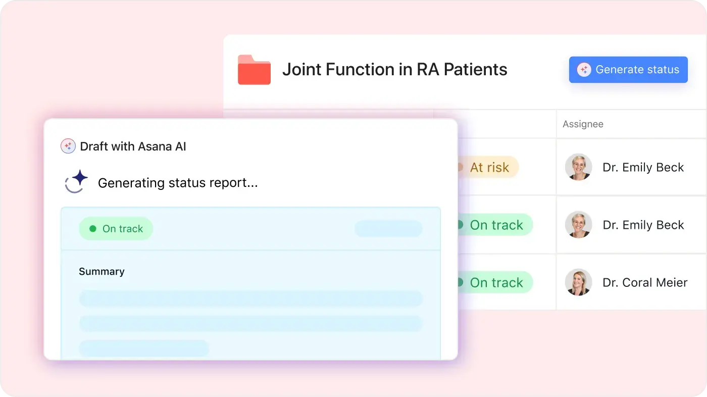 Clinical research management image: abstracted product UI