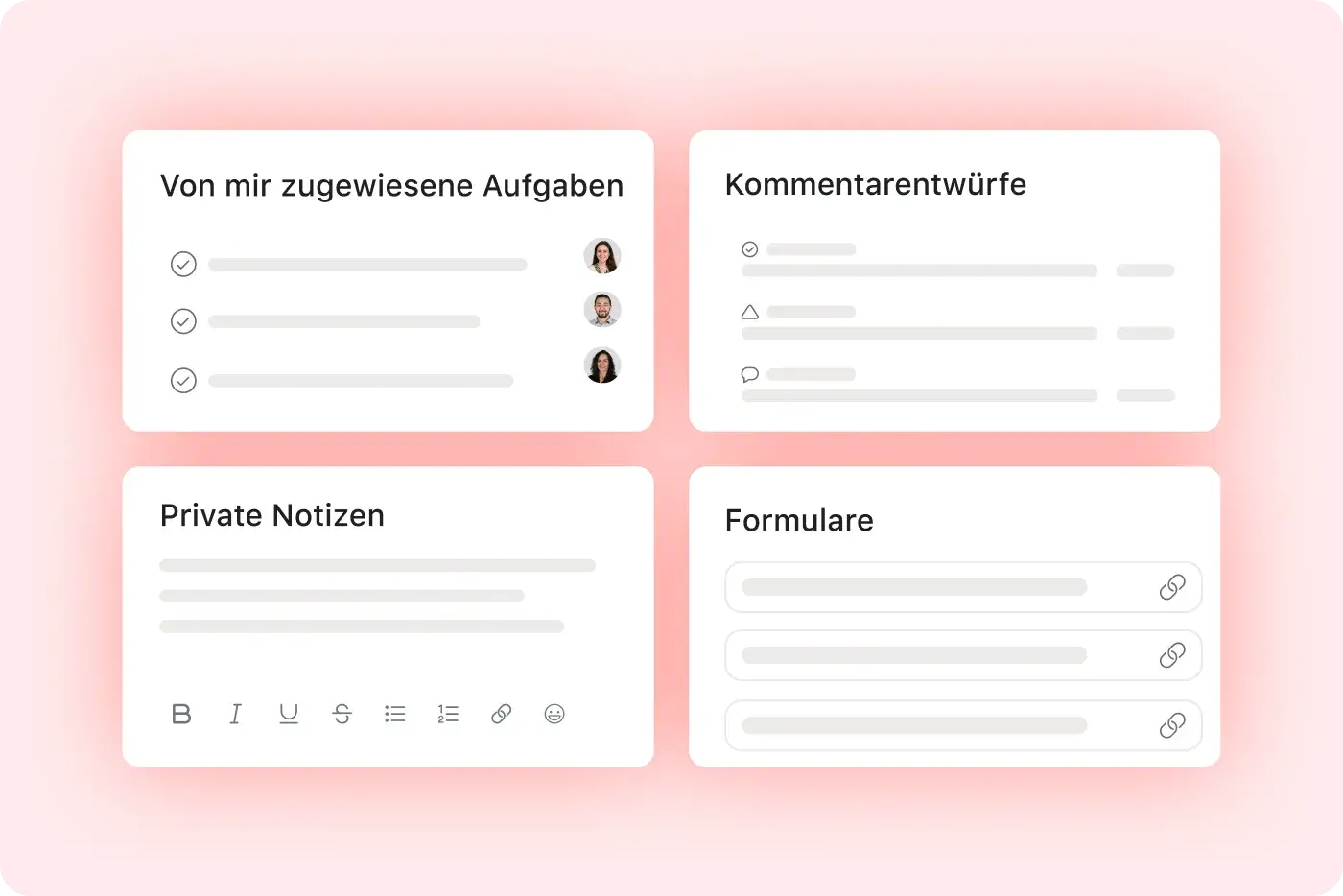 Direkt wieder im Geschehen – Symbol