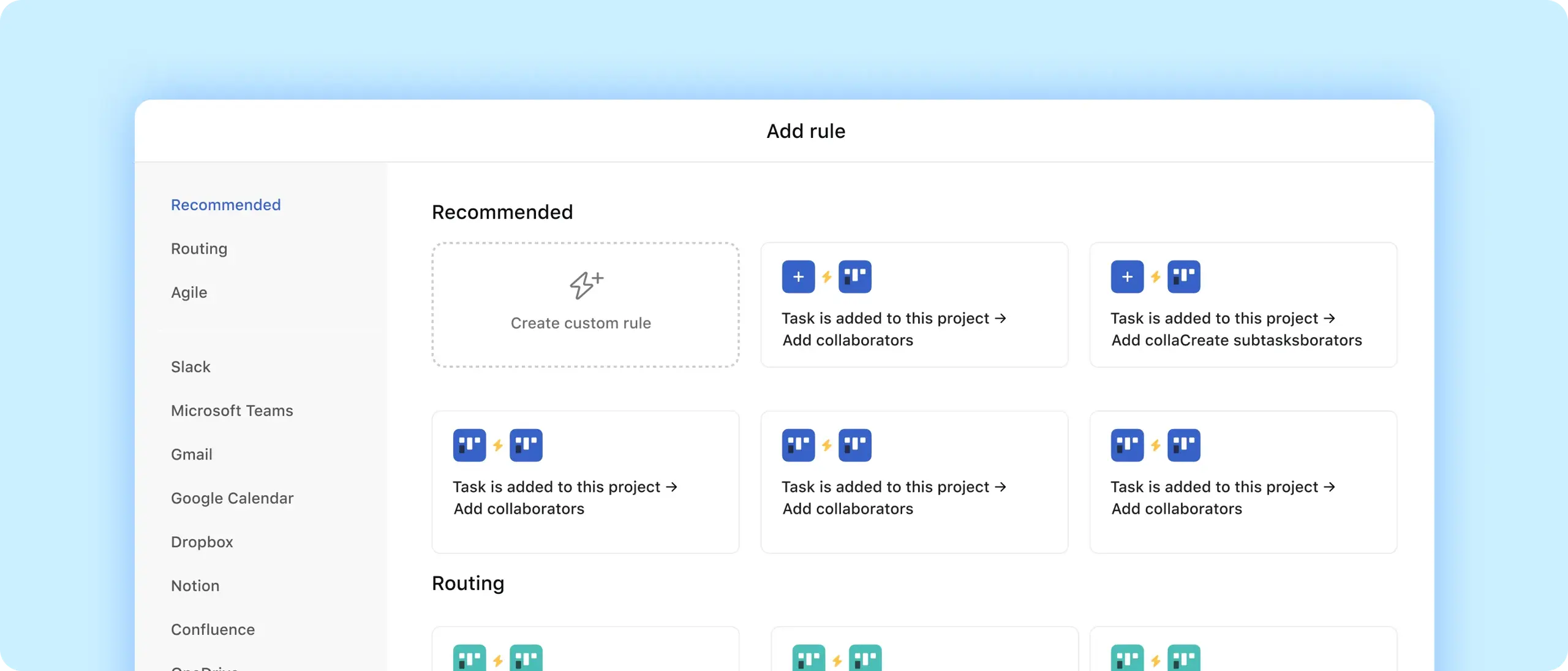 Rules in Asana