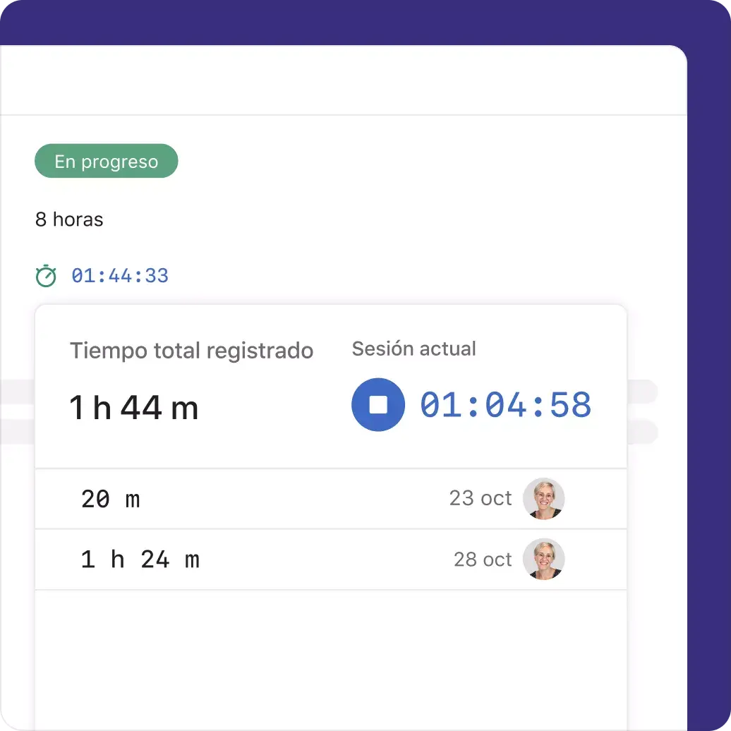 Maximiza el impacto con las funciones de seguimiento del tiempo de Asana