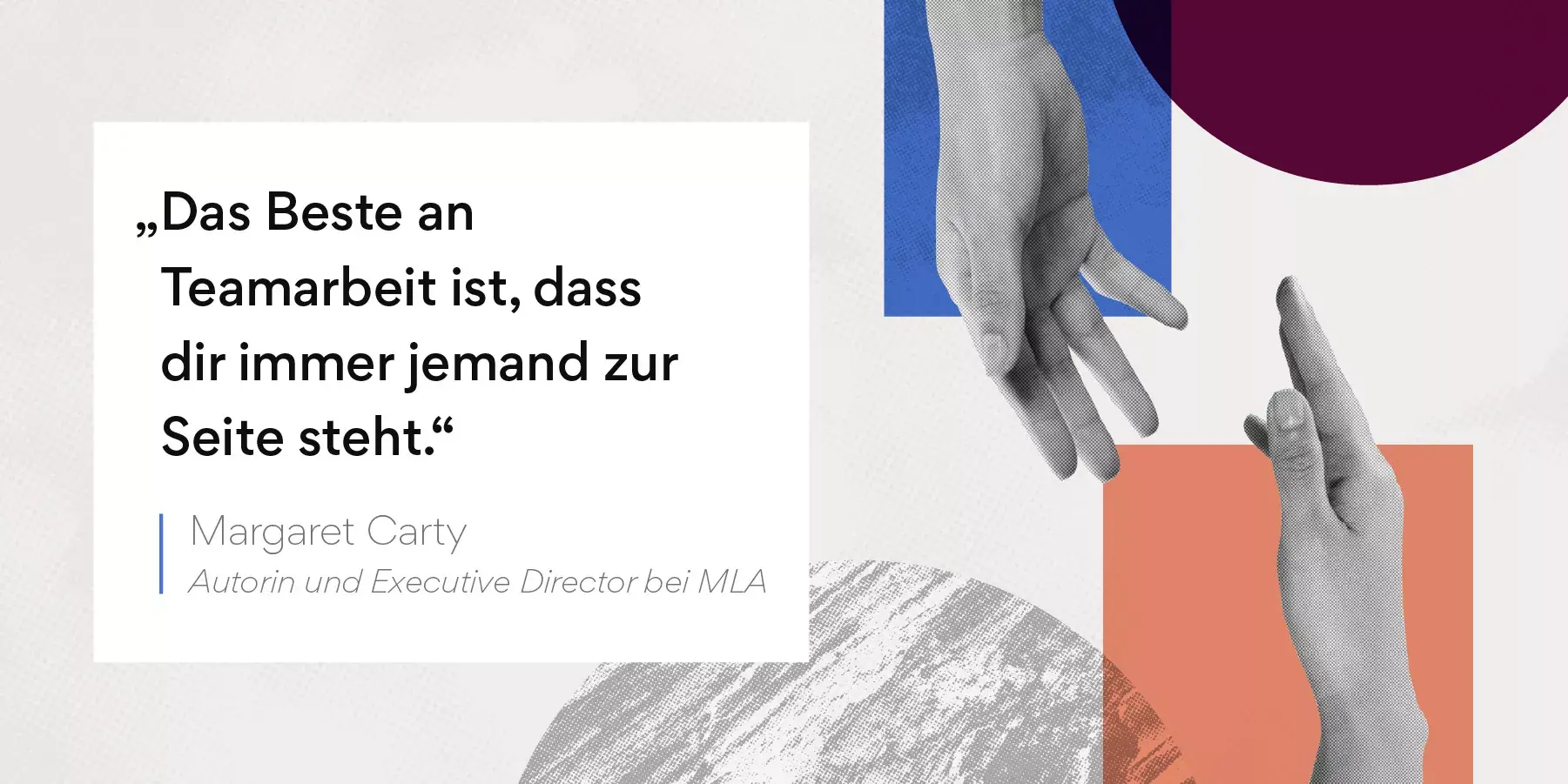 Motivierende Zitate für das Team – Zitat von Margaret Carty