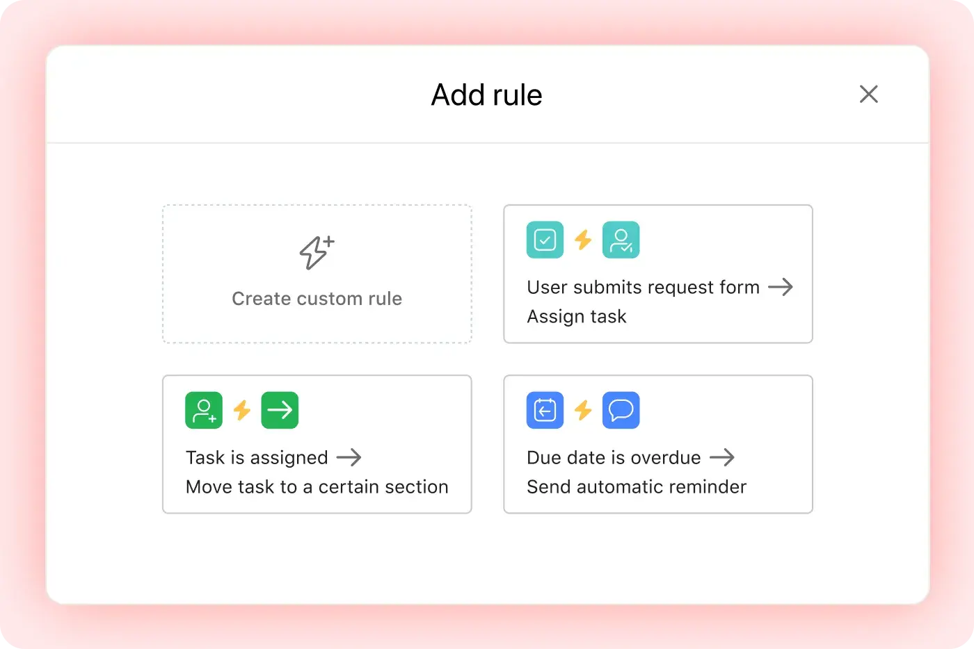 Cut out the busywork icon