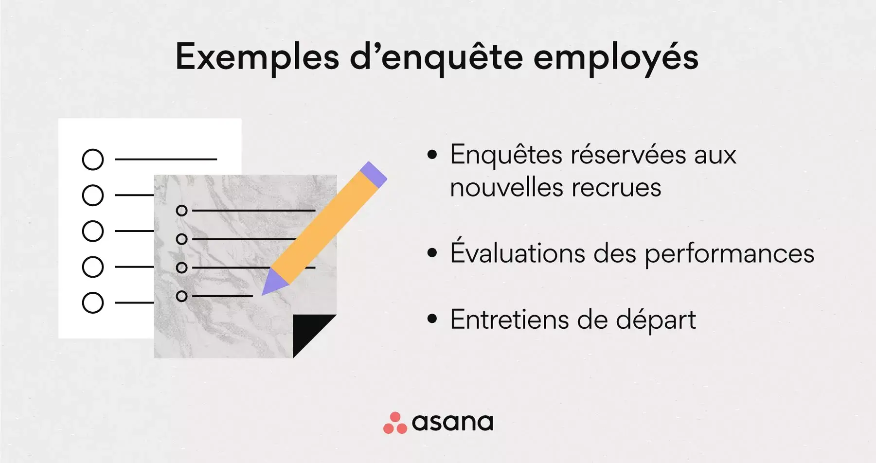 [Illustration intégrée] Enquêtes employés (exemple)