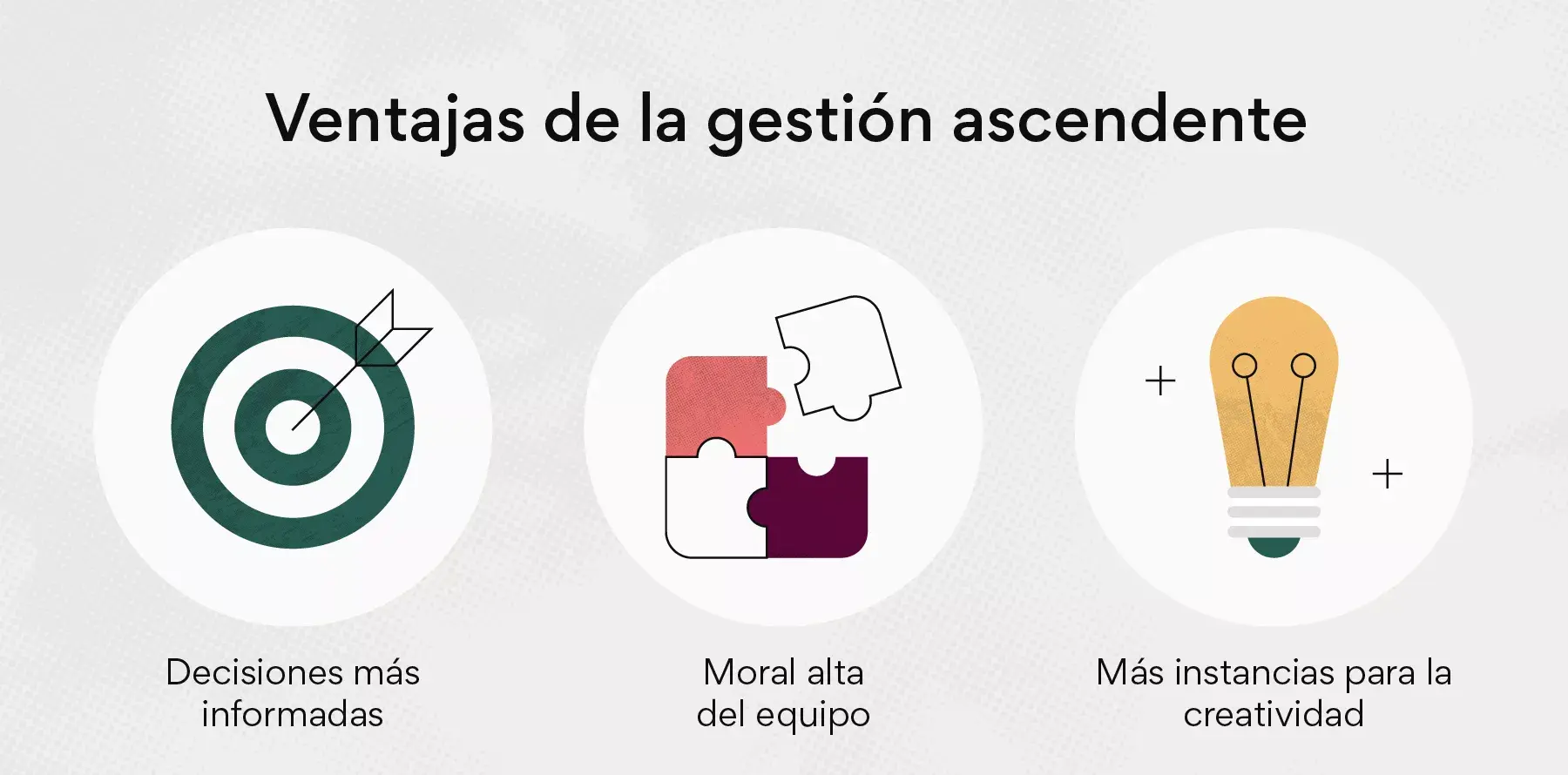 Ventajas de la gestión ascendente