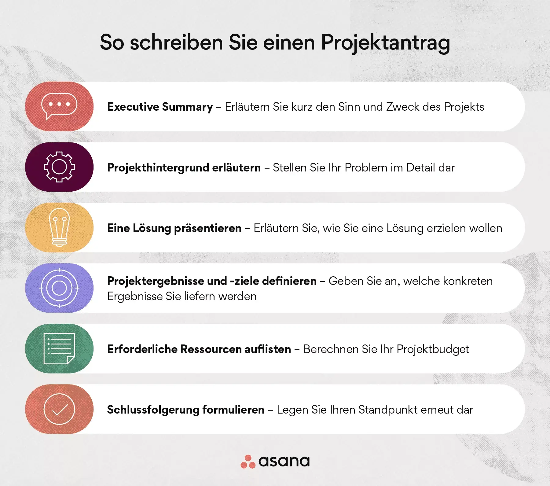 So schreiben Sie einen Projektantrag